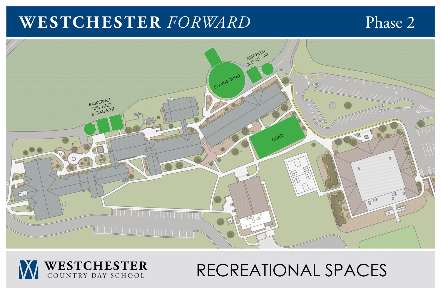 Westchester Forward Recreation Spaces Map