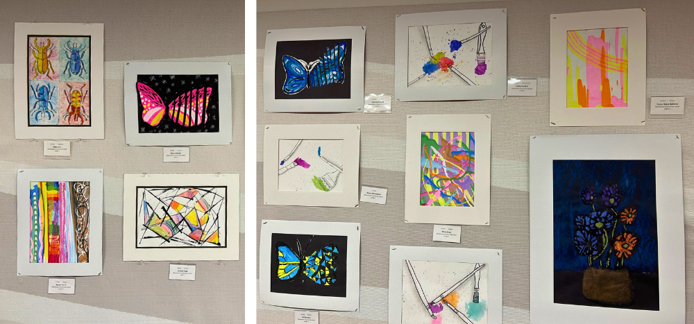 Artwork by WCDS Lower School students