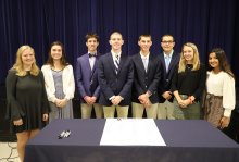 Upper School Students Sign Honor Pledge